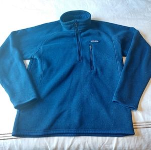 Patagonia Men's Better Sweater 1/4 Zip Fleece, Small, Blue